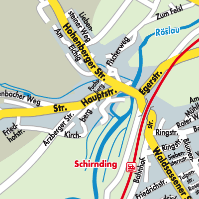Stadtplan Schirnding