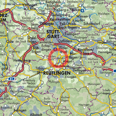 Landkarte Schlaitdorf