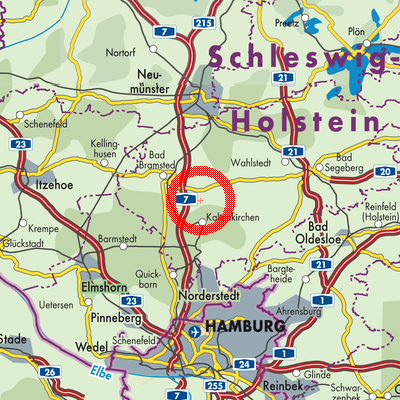 Landkarte Schmalfeld