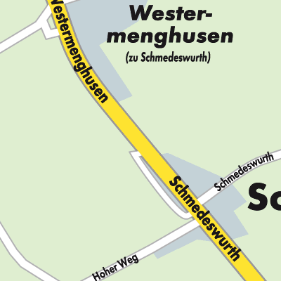 Stadtplan Schmedeswurth