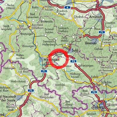Landkarte Schmeheim