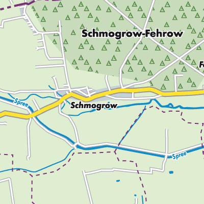 Übersichtsplan Schmogrow-Fehrow