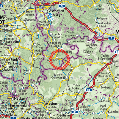 Landkarte Schneeberg