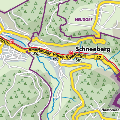Übersichtsplan Schneeberg