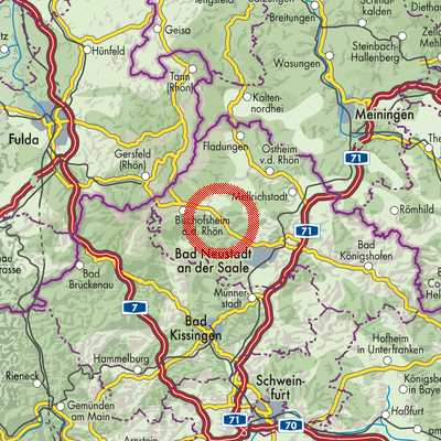 Landkarte Schönau a.d.Brend