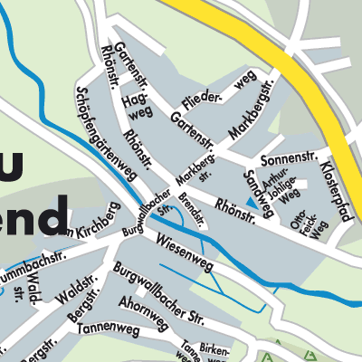 Stadtplan Schönau a.d.Brend