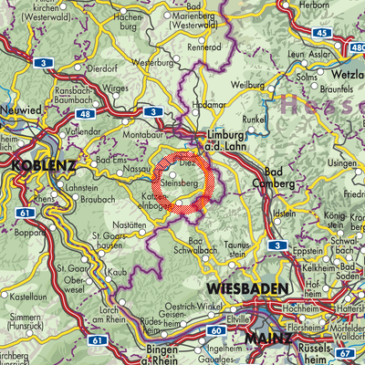 Landkarte Schönborn