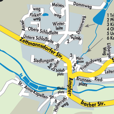 Stadtplan Schönbrunn i.Steigerwald