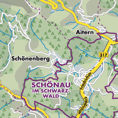 Übersichtsplan Schönenberg