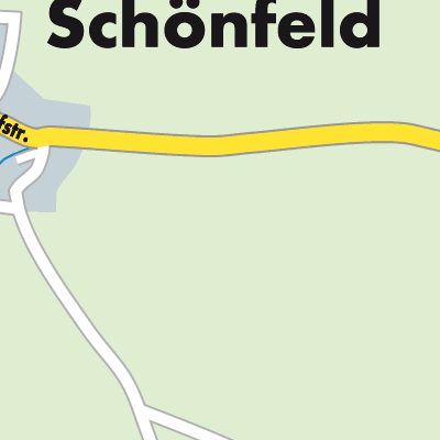 Stadtplan Schönfeld