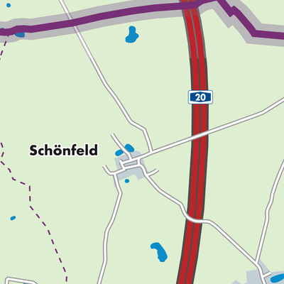 Übersichtsplan Schönfeld