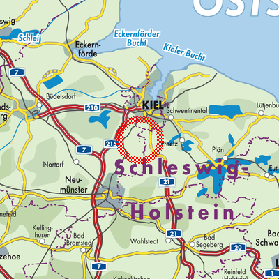 Landkarte Schönhorst