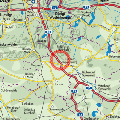 Landkarte Schönwald