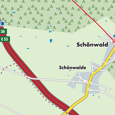 Übersichtsplan Schönwald