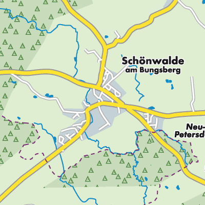 Übersichtsplan Schönwalde am Bungsberg