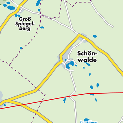 Übersichtsplan Schönwalde