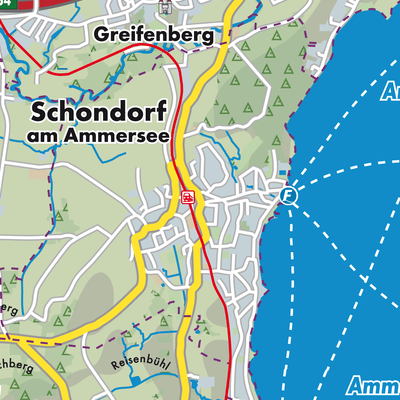 Übersichtsplan Schondorf am Ammersee