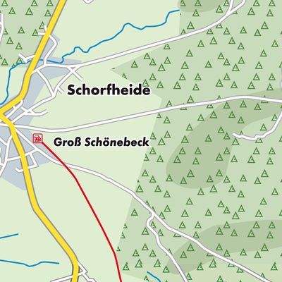 Übersichtsplan Schorfheide