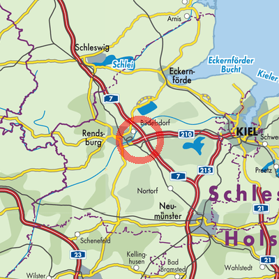 Landkarte Schülldorf