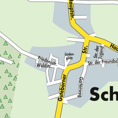 Stadtplan Schwarzbach