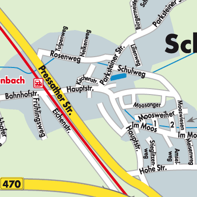 Stadtplan Schwarzenbach