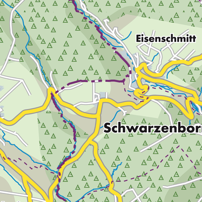 Übersichtsplan Schwarzenborn