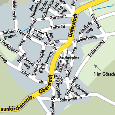 Stadtplan Schwarzenborn