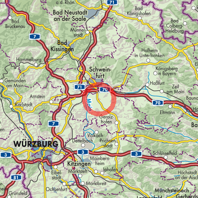 Landkarte Schwebheim