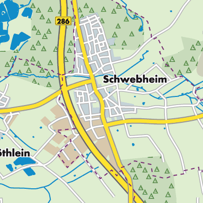Übersichtsplan Schwebheim