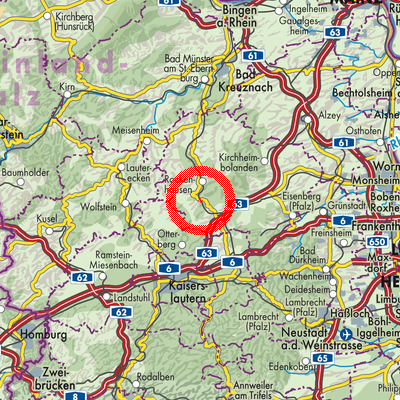 Landkarte Schweisweiler