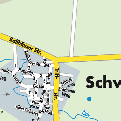 Stadtplan Schwerstedt