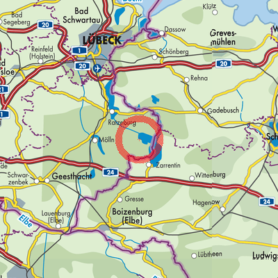 Landkarte Seedorf