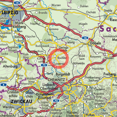 Landkarte Seelitz
