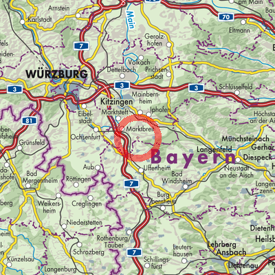 Landkarte Seinsheim