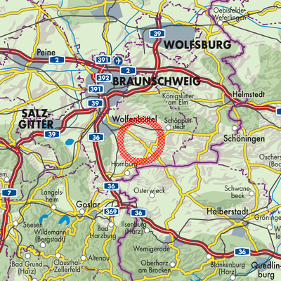 Landkarte Remlingen-Semmenstedt