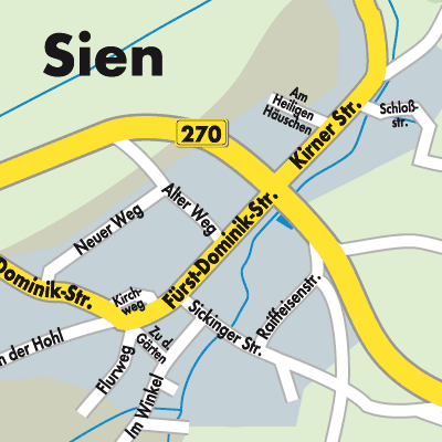 Stadtplan Sien