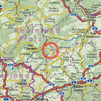Landkarte Sienhachenbach
