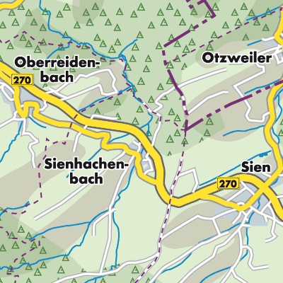 Übersichtsplan Sienhachenbach