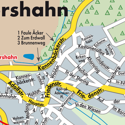 Stadtplan Siershahn