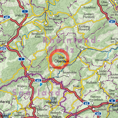 Landkarte Siesbach