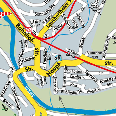 Stadtplan Sigmaringendorf