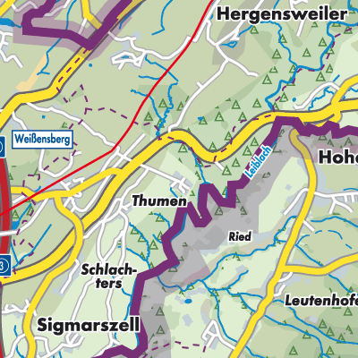 Übersichtsplan Sigmarszell