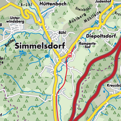 Übersichtsplan Simmelsdorf