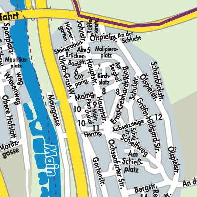 Stadtplan Sommerhausen