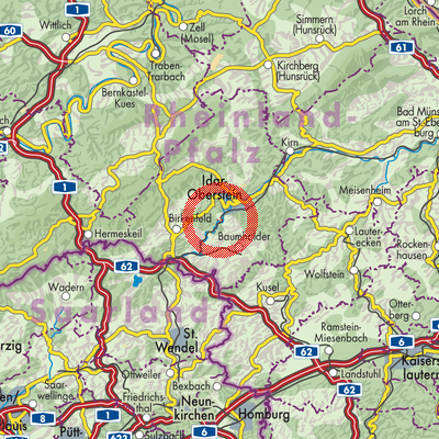 Landkarte Sonnenberg-Winnenberg