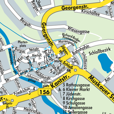 Stadtplan Spremberg