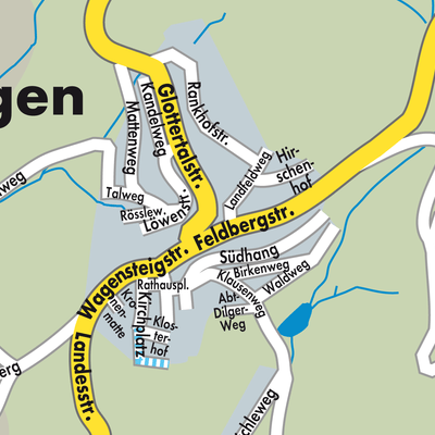 Stadtplan St. Märgen