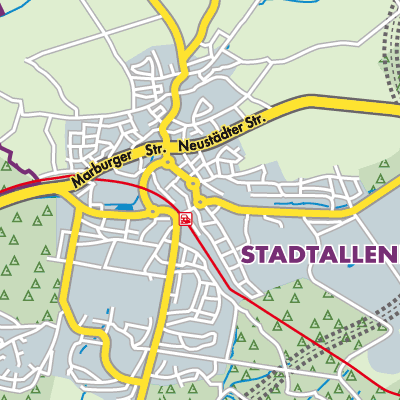 Übersichtsplan Stadtallendorf