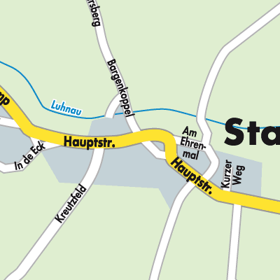 Stadtplan Stafstedt