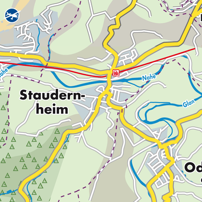 Übersichtsplan Staudernheim
